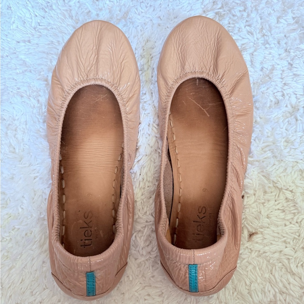 Tieks Women's Ballet Flats - Blush Patent